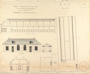 Boschbeek & Groenendaal: Project teekening der Vergrooting van de Boerderij Gelegen aan de Hofstede Bosbeek en Groenendaal