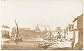Gezicht op de St. Laurenskerk en de Kapelkerk te Alkmaar, RP-T-1888-A-1584.jpg