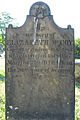 Early settler’s tombstone in Speer Spring Cemetery, Canonsburg, Pennsylvania