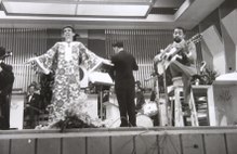 Gilberto Gil and Nana Caymmi in III Popular Music Festival, 1967. National Archives of Brazil