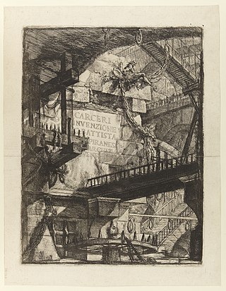 <i>Carceri dinvenzione</i> Series of prints by Giovanni Battista Piranesi
