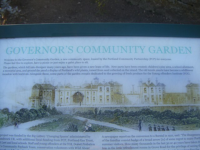 File Governor S Community Garden Info Board 1 Portland Dorset