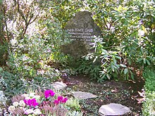 Grabstätte Hans Grüß auf dem Südfriedhof in Leipzig