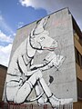 Graffiti at Institute Don Milani in Reggiana