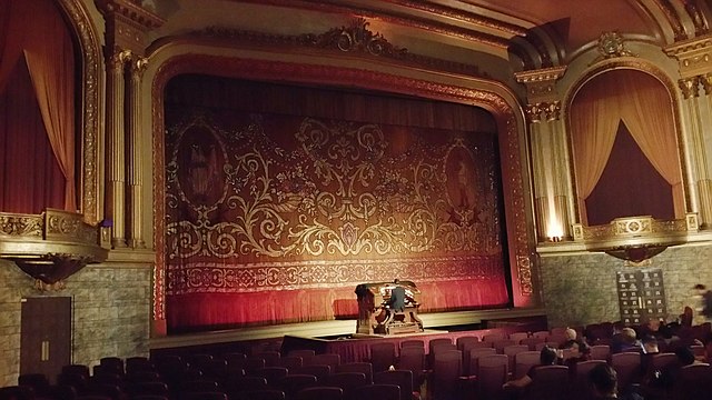 The interior of the Grand Lake Theatre, built in 1926