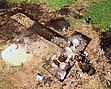 Ausgrabung des Großsteingrabs im Ahlen-Falkenberger Moor, 2019