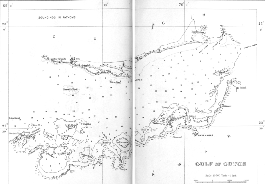 Gulf of Kutch in 1896