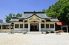白山神社拝殿 （京町、2019年（令和元年）5月）