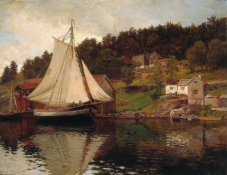 File:Hans Gude - From Sandvika - NG.M.00635-006 - National Museum of Art, Architecture and Design.jpg