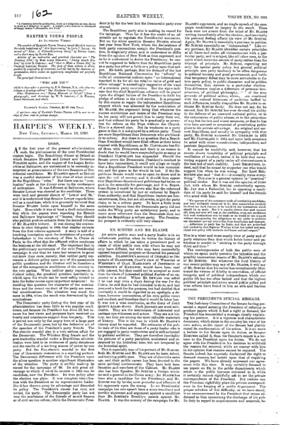File:Harper's Weekly Editorials on Carl Schurz - 1886-03-13 - Mr. Schurz and Mr. Blaine.PNG