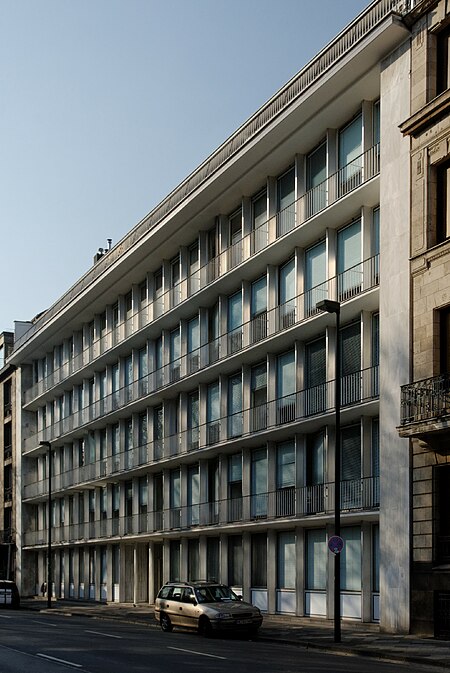 Haus Jaegerhofstrasse 29 in Duesseldorf Pempelfort, von Suedosten