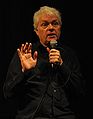 English: Heiner Goebbels speaking at Cornish College of the Arts in Seattle, March 2010