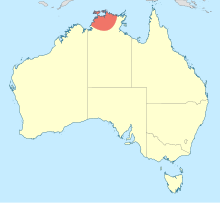 Hemigomphus magela distribution map.svg