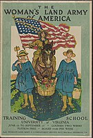 L'esercito di terra delle donne d'America, Stati Uniti, 1918.
