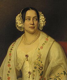 Herzogin Amalie von Sachsen-Altenburg, Gemälde von Joseph Karl Stieler, ca. 1847 (Quelle: Wikimedia)
