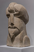 Hieratic Head of Ezra Pound, 1914 sculpture in the National Gallery of Art