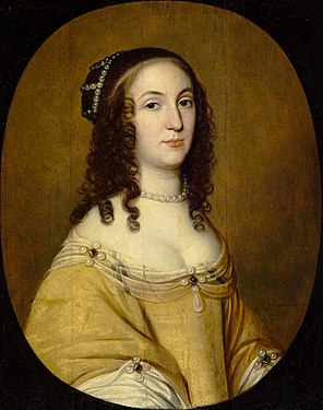 Portret damy (Louise Henriëtte van Nassau?), 1649