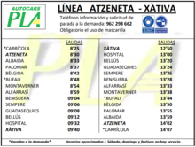 Horari de l'autobús