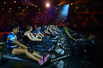 The indoor rowing event held at Mattamy Athletic Centre for the 2017 Invictus Games.