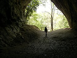 Az Istállós-kői-barlang bejárata 2011-ben