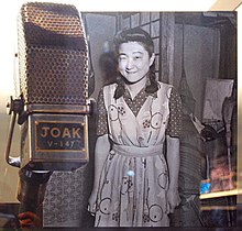 JOAK microphone and Iva Toguri D'Aquino (dubbed "Tokyo Rose" by some), National Museum of American History JOAK microphone & Tokyo Rose, National Museum of American History.jpg