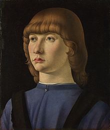 Portrait of a boy, by Jacometto Veneziano (c. 1475). Jacometto Veneziano 005.jpg