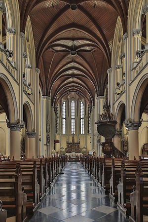 Inside view of Jakarta Cathedral