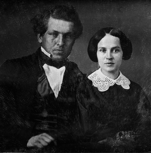 James A. Garfield and Lucretia Rudolph during their engagement