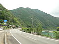 Japanese National Route 381 Shimanto.JPG