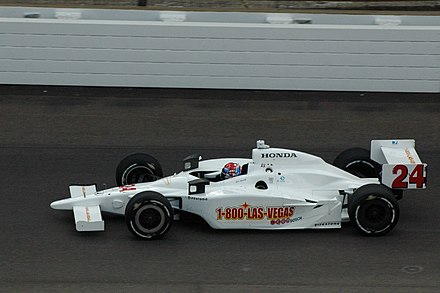 Andretti driving the Roth Racing No. 24 car in practice for the 2008 Indianapolis 500