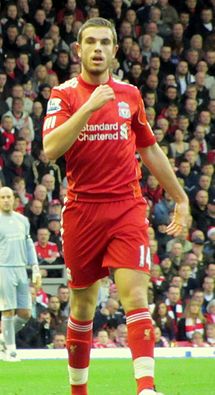 Henderson jugant amb el Liverpoolel 2011