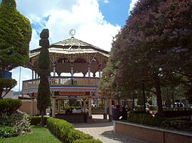 Chignahuapan - Pavilion in the Plaza de armas