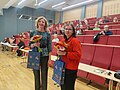 2024. aasta talgute parimate väljakuulutamine 3. mail Tallinna Ülikoolis. Vasakult Inga Ritso (I koht) ja Merily Šmidt (II koht). Foto Kristel Ress