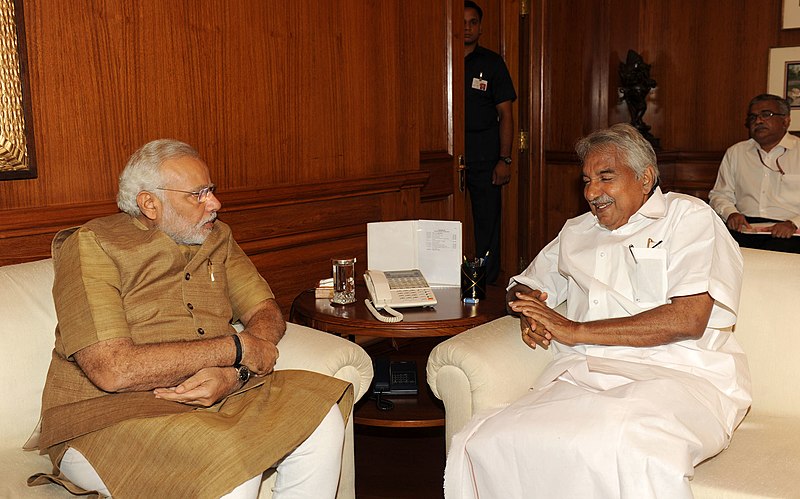 File:Kerala CM Oomen Chandy calls meets PM Modi on 3 June 2014.jpg