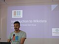 Ambady Anand S explaining Wikidata