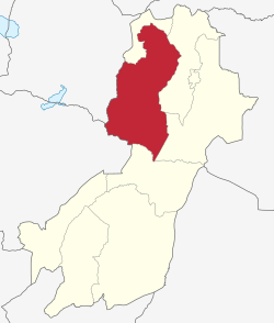 Vị trí của huyện Kilosa trong vùng Morogoro