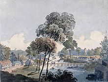 A copy of George Heriot's sketch of Kings Bridge in 1801 Kings Bridge.jpg