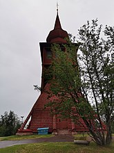 Fil:Kiruna kyrka klockstapel 1.jpg