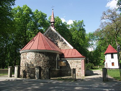 How to get to Złotokłos with public transit - About the place