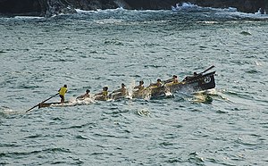 Kontxako Bandera rowing championship.