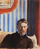 Kustodiev - selvportræt, 1910.jpg