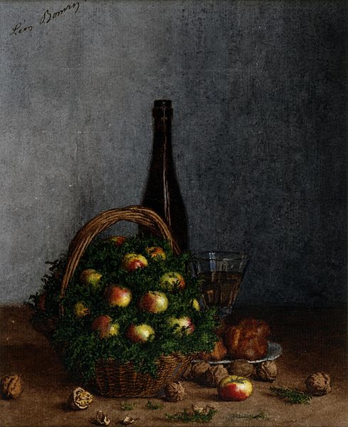 File:Léon Bonvin - Still Life with Wine, Fruit, and Nuts - Walters 371659 (2).jpg