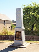 El monumento a los caídos en la guerra en 2016.