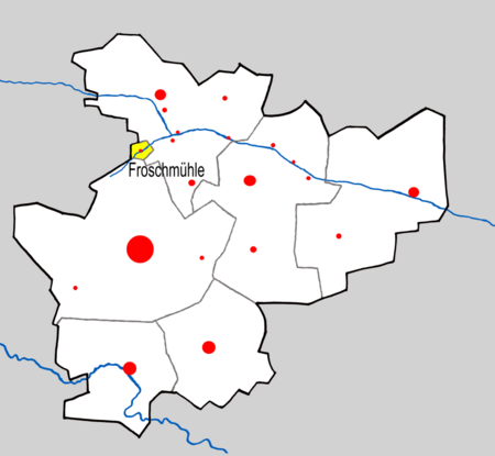 Lageplan Neuendettelsau (Froschmühle)