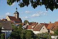 Lauffen a.N. - Dorf - Regiswindiskirche - Ansicht von SW über die Altstadt (2)