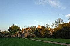 From the lawn looking towards Wadham College