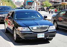 Lincoln Town Car. Before ending production in 2011, approximately ninety percent of Town Car buyers were over the age of 65. Lincoln Towncar in Toronto.jpg