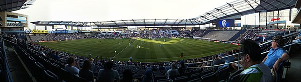 Sporting Kansas City played the New England Revolution at Children's Mercy Park.