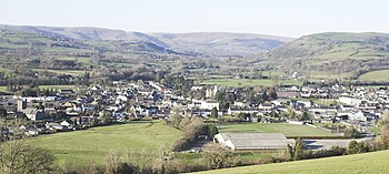 Llandovery from the south