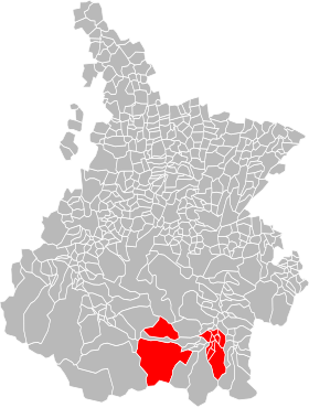 Localisation de Communauté de communes de la Haute Vallée d'Aure